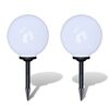 vidaXL Outdoor Pathway Lamps 2 pcs LED 30 cm with Ground Spike
