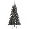 vidaXL Artificial Christmas Tree with 300 LEDs with Stand Green 210 cm
