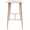 vidaXL Bar Table White 120x60x105 cm