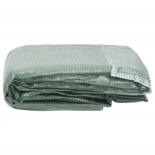 vidaXL Greenhouse Replacement Cover (36 m²) 300x1200x200 cm Green