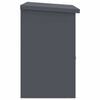 vidaXL Parcel Drop Box with Storage Anthracite 47.5 x 38 x 59 cm Steel