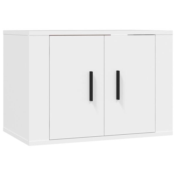 vidaXL 5 Piece TV Cabinet Set White Engineered Wood