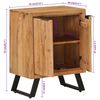 vidaXL Sideboard with 2 Doors 55x36x72 cm Solid Wood Acacia
