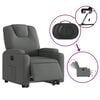 vidaXL Electric Stand up Recliner Chair Dark Grey Fabric