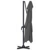 vidaXL Umbrella Anthracite 351 x 250 x 260 cm Polyester and Aluminium