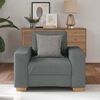 vidaXL Sofa Chair Dark Grey 60 cm Fabric