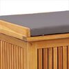 vidaXL Outdoor Cushion Box 113x50x60.5 cm Solid Wood Acacia