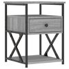 vidaXL Bedside Cabinets 2 pcs Grey Sonoma 40x42x55 cm Engineered Wood