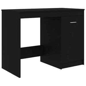 vidaXL Desk | Black | Engineered wood | 100x50x76 cm | Desk | Rectangular