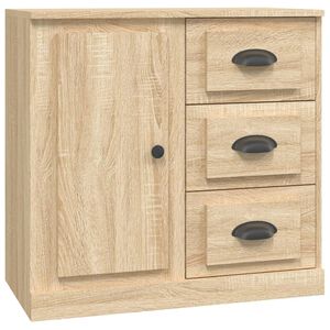 vidaXL Sideboard Sonoma Oak 70x35,5x67,5 cm Engineered Wood