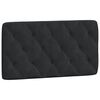 vidaXL Headboard Cushion Black 107 cm King Single Velvet