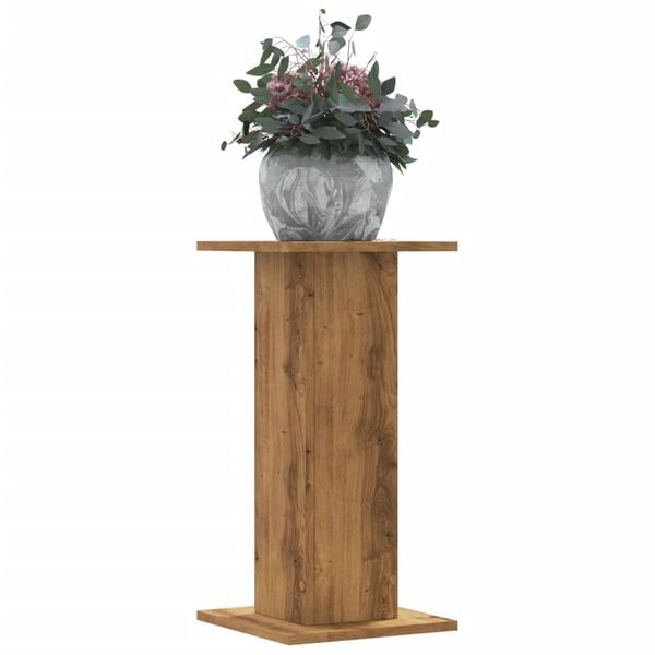 vidaXL Plant Stands 2 pcs Artisian Oak 30x30x60 cm Engineered Wood