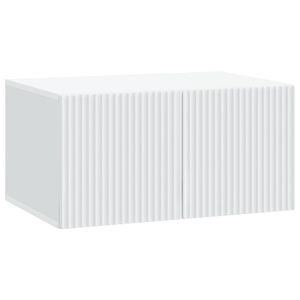 vidaXL Wall-Mounted TV Cabinet White 59.5 x 41 x 30 cm Engineered Wood