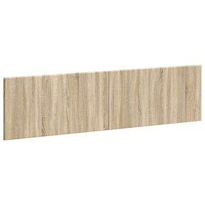 vidaXL Wall-Mounted Headboard BREDA Sonoma Oak Engineered Wood