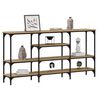 vidaXL Console Table Artisan oak 160 x 29 x 80 cm Engineered wood