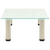 vidaXL TV Stand Frosted 60x35x17 cm Tempered Glass