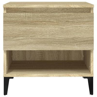 vidaXL Side Tables 2 pcs Sonoma Oak 50x46x50 cm Engineered Wood