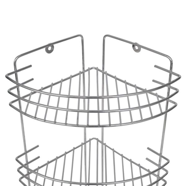 Wall Mounted Metal Shower Corner Shelf 3-Tier