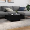 vidaXL Coffee Table Black Oak 85 x 55 x 31 cm Engineered Wood