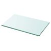 vidaXL Glass Panel | Clear | Tempered Glass | 30x15 cm | Durable