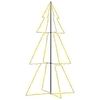 vidaXL Christmas Cone Tree 300 LEDs Indoor and Outdoor 120x220 cm