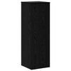 vidaXL Plant Stand Black Oak 33 x 33 x 100 cm Engineered wood