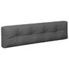 vidaXL Pallet Cushions 5 pcs Anthracite Fabric