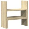 vidaXL Desk Organiser Adjustable Sonoma Oak 40x17x41cm Engineered Wood
