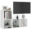 vidaXL TV Cabinets 2 pcs White 72x35x36.5 cm Engineered Wood