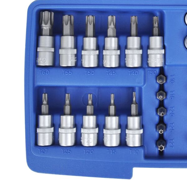 Torx Bit and Star Socket Set 34 pcs with Storage Case
