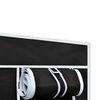 vidaXL Fabric Wardrobes 2 pcs Black