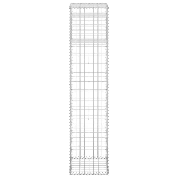 vidaXL Gabion Basket Post 40x40x180 cm Iron