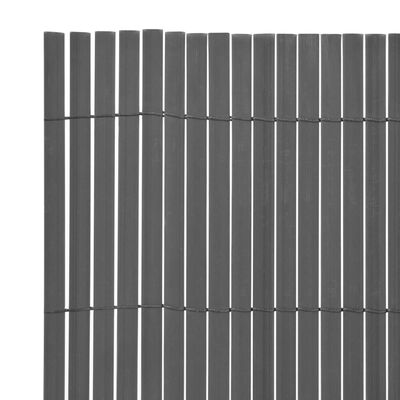 vidaXL Double-Sided Garden Fence 170x300 cm Grey
