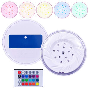 vidaXL Pool Lamp | Multicolour | Plastic | Small | Waterproof Materials