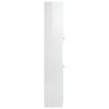 vidaXL Bathroom Cabinet High Gloss White 32x34x188.5cm Engineered Wood