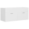 vidaXL Bathroom Furniture Set White Engineered Wood