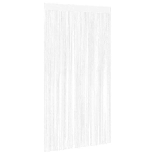 vidaXL String Curtains 2 pcs 100x250 cm White