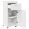 vidaXL Bathroom Cabinet Set with Drawer TULUM White 37 x 31.5 x 82 cm