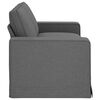 vidaXL Sofa Dark Grey 182 x 80 x 82 cm Fabric