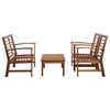 vidaXL 4 Piece Garden Lounge Set Solid Acacia Wood