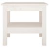 vidaXL Coffee Table White 45x45x40 cm Solid Wood Pine