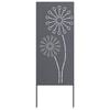 vidaXL Garden Privacy Screen Anthracite 50 x 140 cm Cold-rolled steel