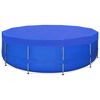 vidaXL Pool Covers 2 pcs PE Round 540 cm 90 g/m²