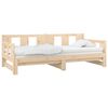 vidaXL Pull-out Day Bed without Mattress Solid Wood Pine 2x(90x190) cm
