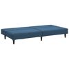 vidaXL 2-Seater Sofa Bed Blue Velvet
