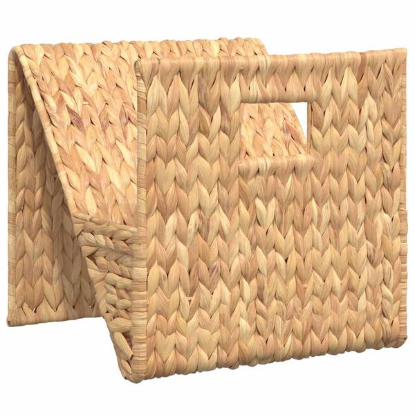 vidaXL Magazine Holder 31x31x31 cm Water Hyacinth
