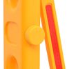 vidaXL Folding Traffic Barrier Yellow and Black 250x38x96 cm