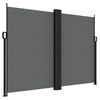 vidaXL Retractable Side Awning Anthracite 180x1000 cm