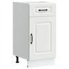 vidaXL Kitchen Base Cabinet Kalmar White Engineered Wood