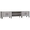 vidaXL TV Cabinet Grey Sonoma 180x31,5x40 cm Engineered Wood